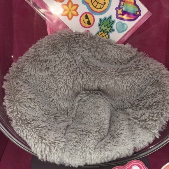 My Life As Clear Egg Chair with Soft Grey Cushion and Stickers Dolls Furniture - Picture 10 of 12